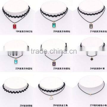 Korean style creative Necklace Pendant Chain lady clover clavicular choker