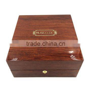 Luxury Glossy Wood Box Packaging