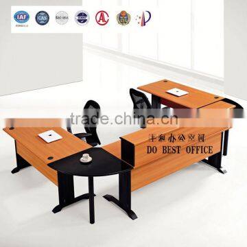 Modern design office furniture practical wooden office table for 2 people