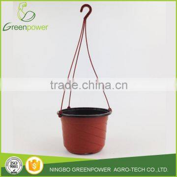 plastic flower pot for hanging planters