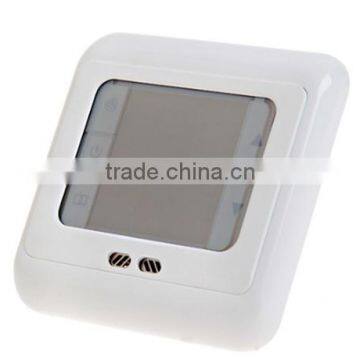 LCD Digital Display Programmable Touch Screen Floor Heating Thermostat Temperature Room Controller Thermometer BI087