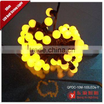 220V hot new christmas LED string light in tree, LED cotton ball string light