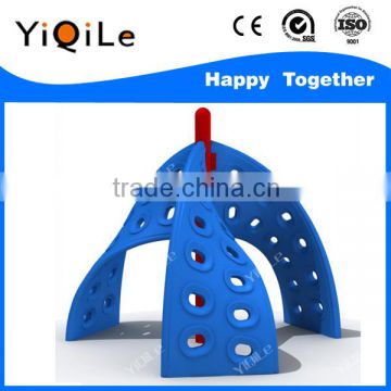 Hot kids used rock plastic exercise climbing wall