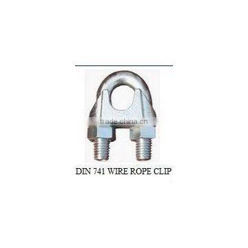 DIN 741 GALV MALLEABLE WIRE ROPE CLIPS