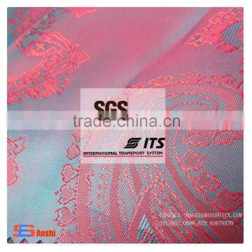 100 Polyester taffta fabric Lining fabric with jacquard for high quality garment lining