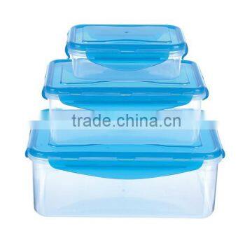 Plastic airtight food container,Plastic food container with lock