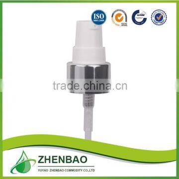 China PP Plastic Type and Pump Sprayer Type cream pump 20/410 with AS cap from Zhenbao Factory