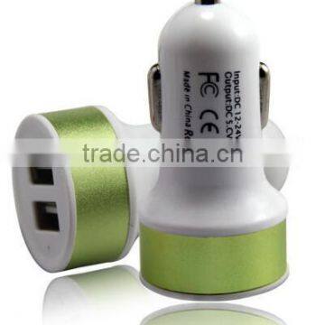 High Quality Universal Smart Fuse Circuit-Breaker Protection Dual USB Port 5V 3.1A Car Charger For Mobile Phones Tablet PC photo-2