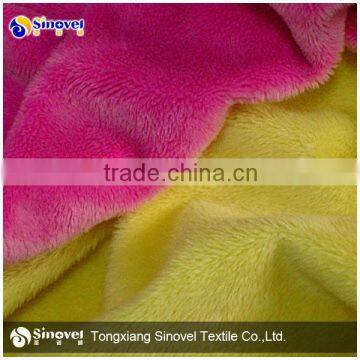 Polyester Warp Knitting MIcro Velboa Fabric,Micro Velboa Fabric for Cloth