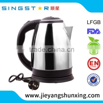 NEW design portable hot specification wholesale water electric kettle