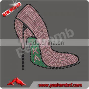 New Custom High Heel Design Iron On AKA Sequin Transfers Small Order