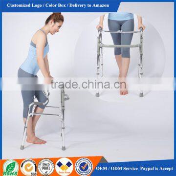 Aluminum Folding Old People Walker Walking Aids for Disabled Adult Walker photo-5