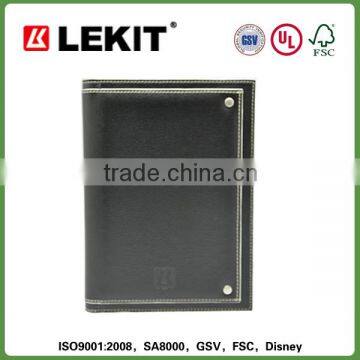 High quality leather cover executive notebook