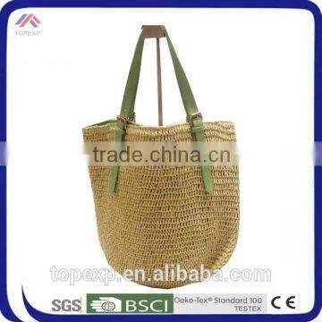 Natural Foldable Soft Straw Bag Shoulder Bag photo-4