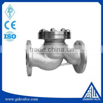 304 304L stainless steel water line flange lifting vertical type check valve