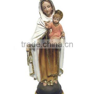 Virgin Mary religious statue/ figurine/mary with the baby