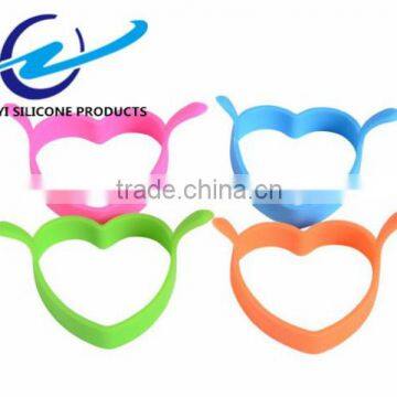 Lovely Heart Shape Silicone Egg Ring