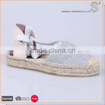 New style cheap canvas espadrille