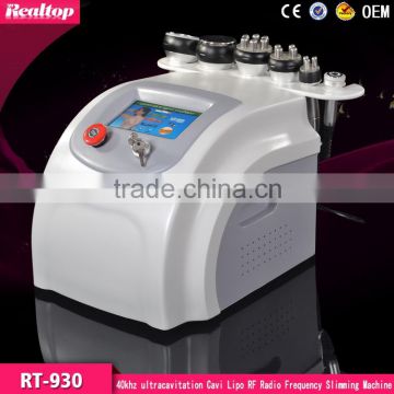 Fat Burning 6 In 1 Cavitation Rf Equipment Fast Cavitation Slimming System Multipolar Rf Cavitation Machine Slimming Cavitation Machine