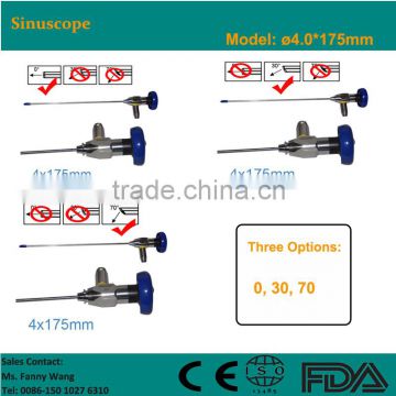 Stainless Sinuscope with Stryker Olympus Wolf connector 4.0*175mm