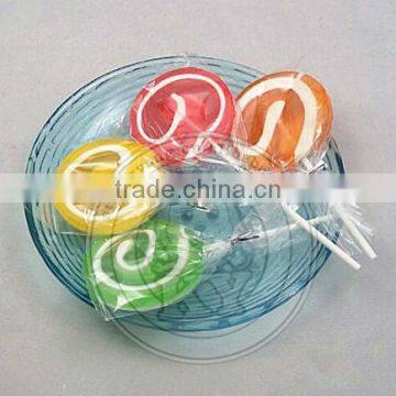 Big Hand-made Sweet Flat Lollipop Candy