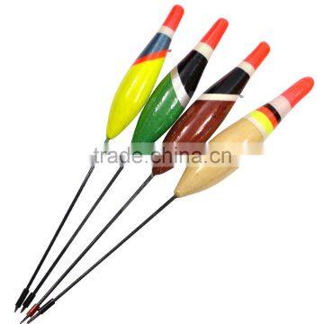 A4-16-19904923Balsa wood fishing floats 2.7cm*14.5cm reel fishing wholesale fishing tackle 1-4