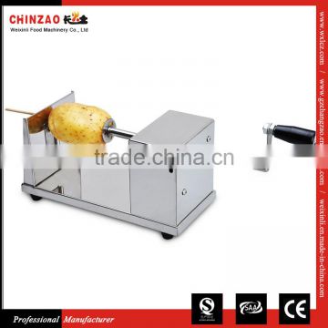 High Quality Stainless Steel Spiral Vegetable Slicer Cutter / Potato Spiral Slicer