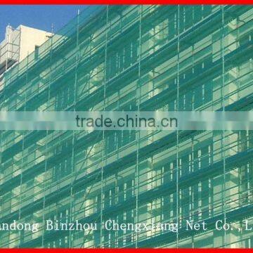 debris building plastic scaffold safety net