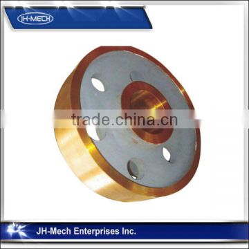 Customized Allot Steel Machining Forged Crane Wheel