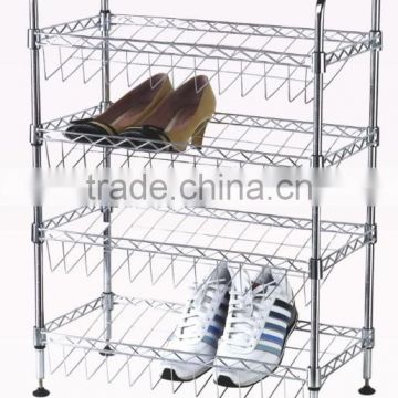 Folding shoes rack Chrome Shoes Rack space saving