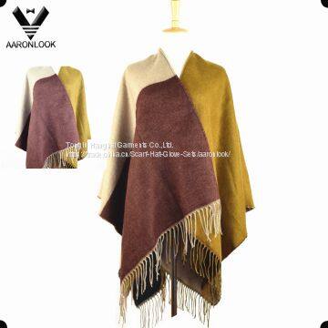 2017 New Design Factory Direct Big Size Woven Ponchos Patterns