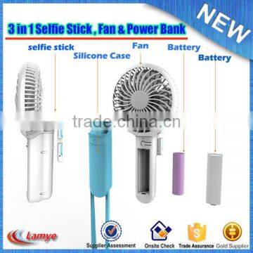 Monopod Selfie Stick 2016 Zoom Fashion Selfie Stick Selfie Stick With Power Bank and Fan photo-6