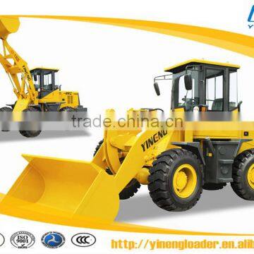2 ton front wheel loader for sale YN926 adopt YTO engine 1.1cbm bucket capacity