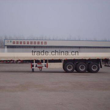 2016 Top Ranking Tri-axle Flatbed Trailer / Side Wall Semi Trailer / Side Panels Detachable photo-5