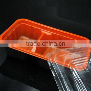 Rectangular Black PP Disposable Take Away Containers