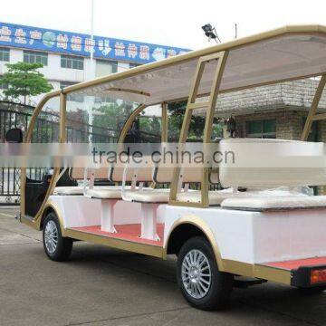 14 Seats Personal Transport Electric Tourist Bus Golf Vehicle photo-6