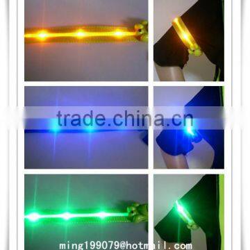 riders Fashion print LED Safety Arm Band reflective gifts