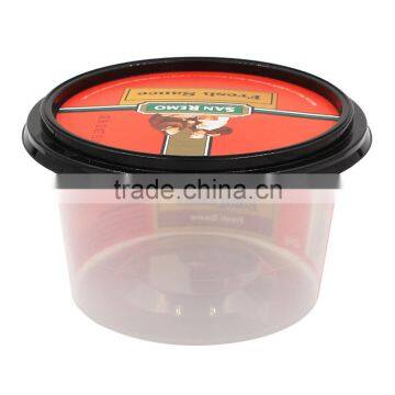 Plastic Sauce Container With IML,Jam Cups With Lid,Custom Logo Jam Tub. photo-4