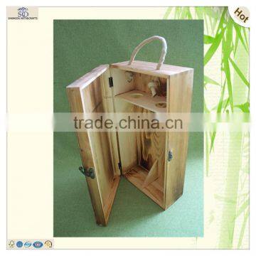 Caoxian Shangdu String Handle Display 2 Bottles Wooden Box photo-3