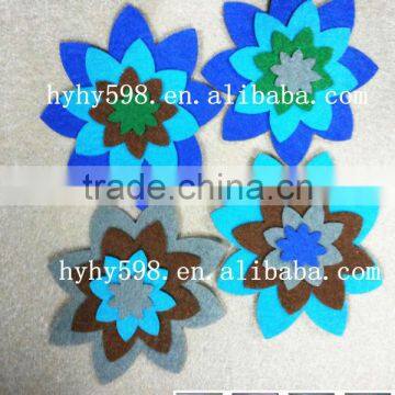 Flower Felt Stickers, Flower Peel off Sticker, Flower Wall Sticker photo-3