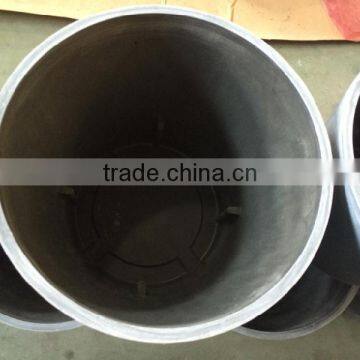 Primary Grey Color Garden Plastic Flower Pot Outdoor Use Plastic Flower Pot