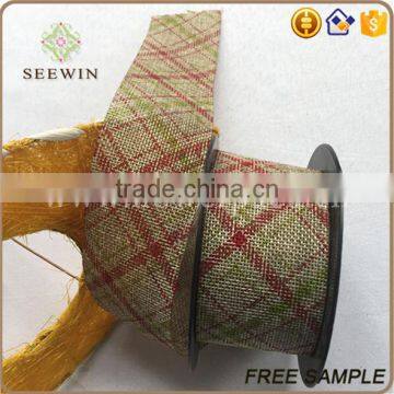 Wholesale Polyester Linen Ribbon Square Fabric photo-3