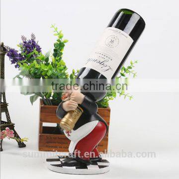 Custom Resin Funny Chef Figurines Wine Bottle Holder photo-4