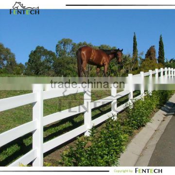 Made PVC High Quality paddock fencing