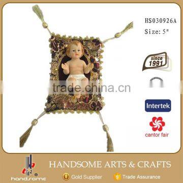 Smalll Inch Resin Baptism Souvenirs Baby Jesus Figurine photo-4