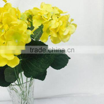 Yellow Hydrangea Flowers Artificial