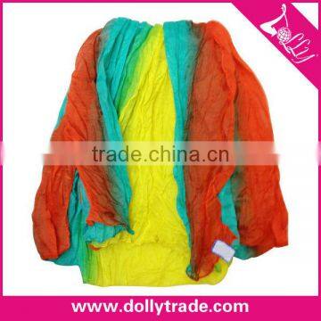 Polyester Crinkle Chiffon Shawl Scarf For Young Girls