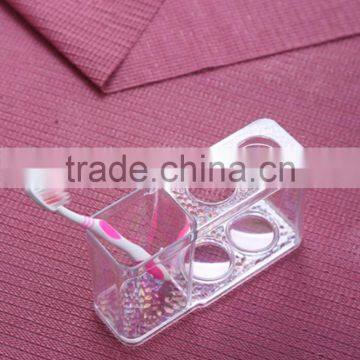 BPA-Free Platsic Toothbrush Holder /square Toothbrush Holder for Bathroom photo-3