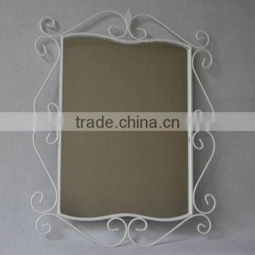 Metal frame mirror