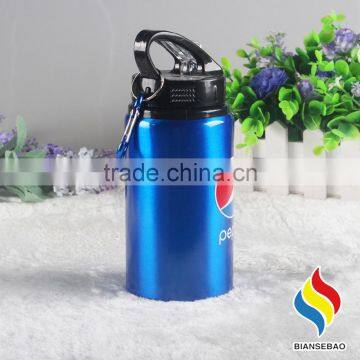 Custom Made Big Mouth Mouth Aluminum Water Bottle W/Carabiner photo-2